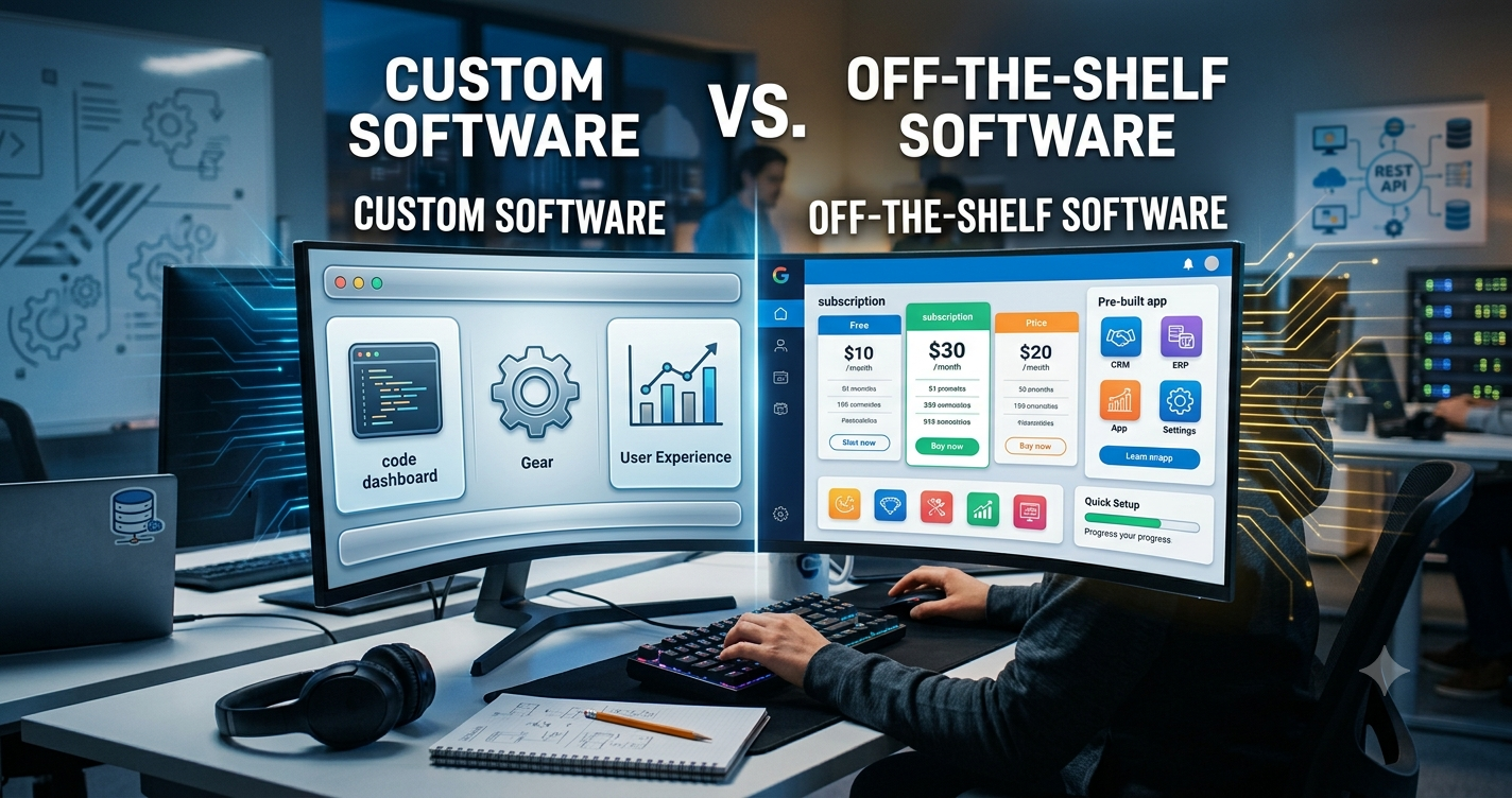 Custom Software Development vs Off-the-Shelf Software: Which Is Right for Your Business?